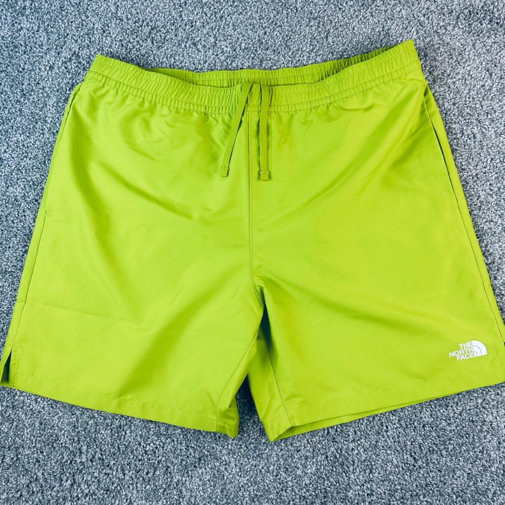The North Face Water Shorts Mens Large Meadow Grass Green FlashDry Summer NEW